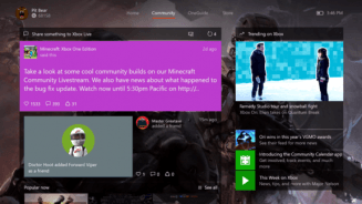 xbox-one-update-activity Tout sur la mise Ă  jour de la Xbox One du mois de fĂŠvrier