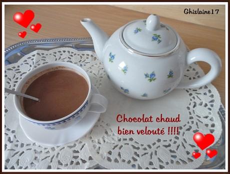 Chocolat chaud velouté !!! Chocolat chaud velouté !!!