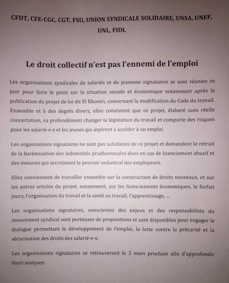 une rencontre inter-syndicale pas à la hauteur #ElKomri Cb76o0rWEAA9nv7