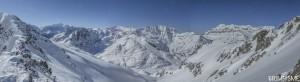 Oiseau du dimanche panorama mont blanc buet finive ruan depuis col du bel oiseau