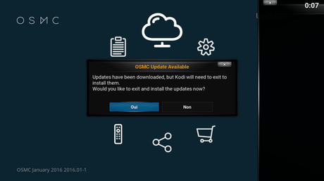 Installer KODI sur Raspberry Pi (Openelec VS OSMC) OSMC_Update