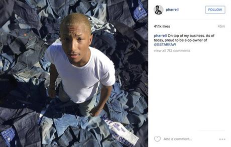 La collaboration du XXI : G-Star RAW X Pharrell Williams.