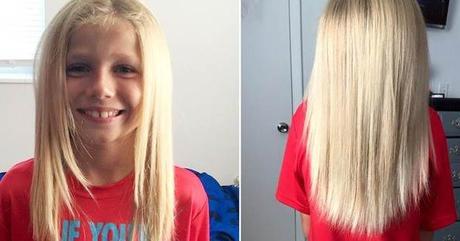 Ce garçon se laisse pousser les cheveux pour la plus belle des raisons Ce garçon se laisse pousser les cheveux pour la plus belle des raisons