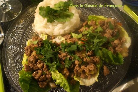 Boeuf et Porc hachés à la Thaï DSC00605