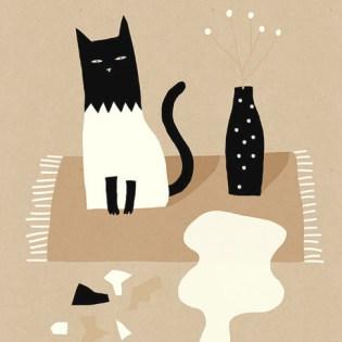 Carte blanche sur Etsy ! Collage Mathilde Aubier