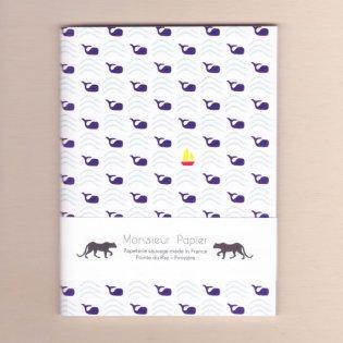 Carte blanche sur Etsy ! Carnet Monsieur Papier