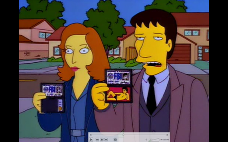  Les agents Fox Mulder et Dana Scully dans Les Simpsons