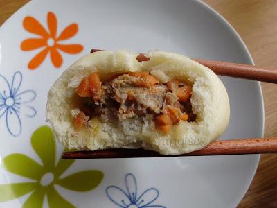 Bao (brioche vapeur) au porc et à la citronnelle