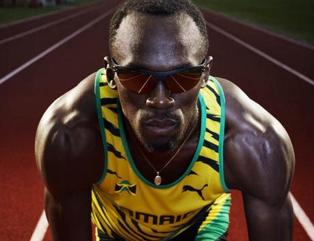 Les lunettes selon Usain Bolt