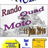 Rando moto-quad du foyer rural de Concèze (19), le 11 juin 2016 - Randonnée Enduro du Sud Ouest