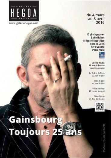 Exposition : Gainsbourg Toujours 25 ans GALERIE HEGOA SERGE GAINSBOURG