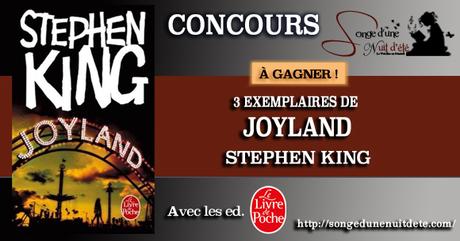 Résultats du Concours Joyland de Stephen King Joyland-Concours