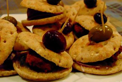 Mini hamburgers aux falafels Mini hamburgers aux falafels