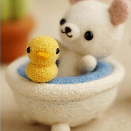 Feutrage à l’aiguille, l’art de sculpter avec de la laine Feutrage de laine