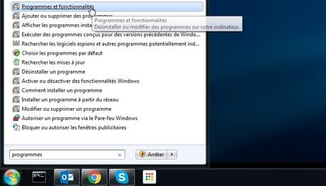 réinstaller les fonctionnalités de mise à jour Windows 8.1