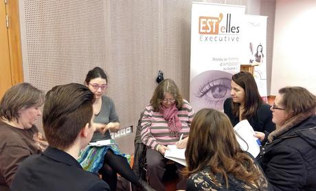Entreprendre au féminin,au Café à Projets du 8 mars dernier à  l'ARES : Elles en parlent haut et fort !