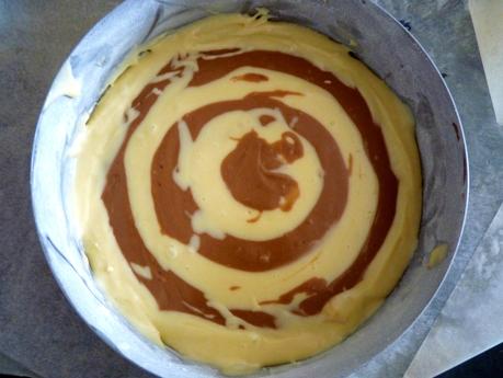 Zebra Cake, le nouveau marbré tendance Montage cake zébré