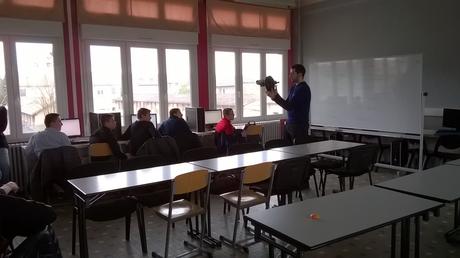 Rencontre avec les collégiens du Collège Pierre et Marie Curie de Bouligny