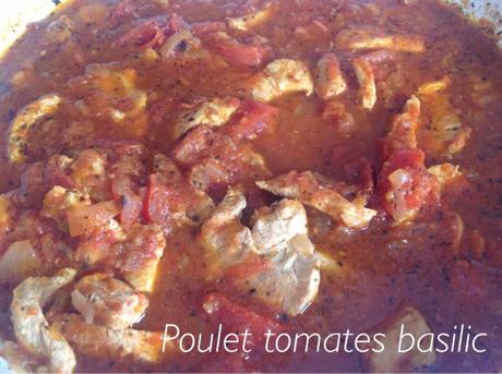 Poulet tomates-basilic
