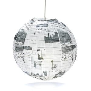 Boule lumineuse Newspaper - Alinéa - 9,99 €
