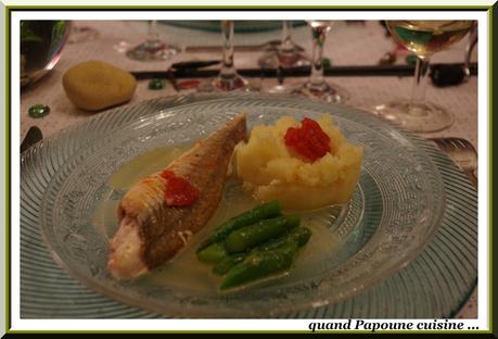 TOMBES AU FOUR, ECRASEE DE POMMES DE TERRE A L'HUILE DE NOISETTES ET ASPERGES VERTES tombes au four asperges vertes, écrasée de pommes de terre à l'huile de noisettes-2585