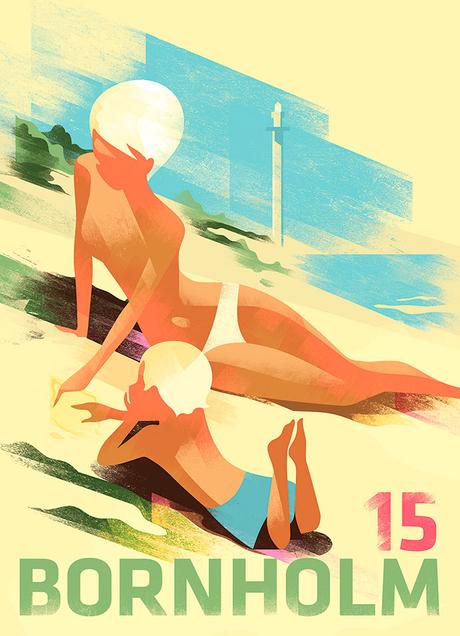 Classic poster art by illustrator Mads Berg