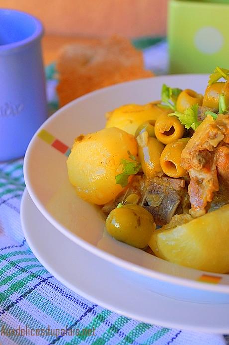 Tajine d’agneau aux navets pommes de terre & olives Tajine d’agneau aux navets pommes de terre & olives