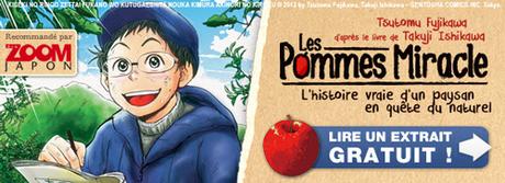 Lire un extrait du manga Les Pommes Miracle chez Akata