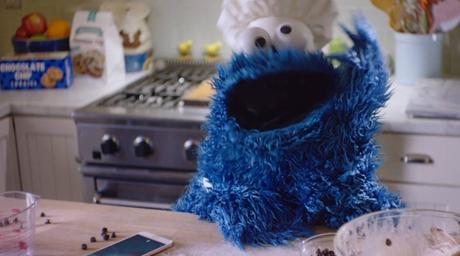 La dernière pub pour l'iPhone 6S avec Cookie Monster