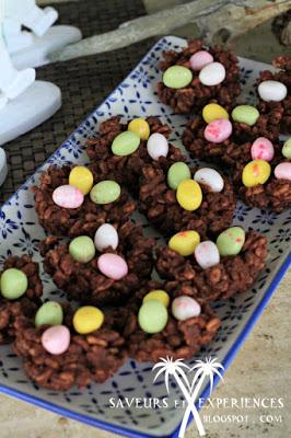 Nids de Pâques au chocolat Nids de Pâques au chocolat