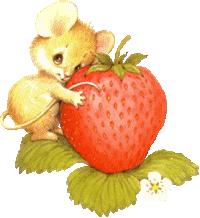 Mousse à la rhubarbe sur coulis de fraises Image Hosted by ImageShack.us