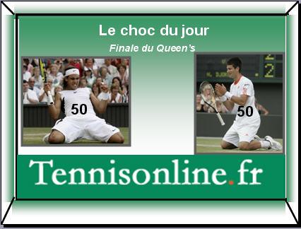 Finale du Queen's: Nadal et Djokovic se retrouvent!