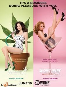 Weeds et Secret Diary of a Call Girl