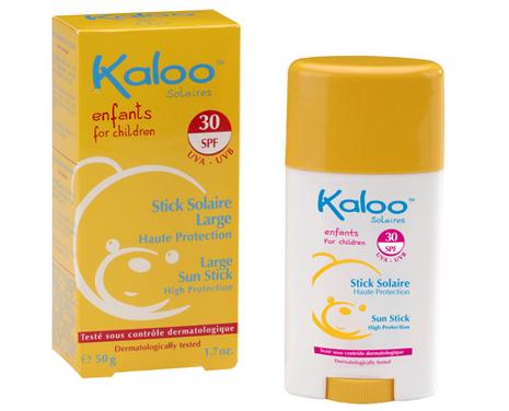 Le 1er Stick Large solaire spécial corps par Kaloo