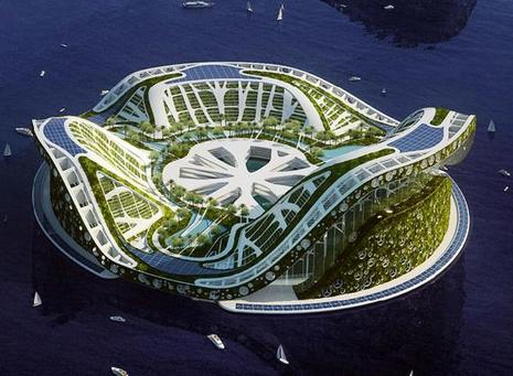 Ecopolis, les cités flottantes pour réfugiés climatiques Ecopolis, les cités flottantes pour réfugiés climatiques