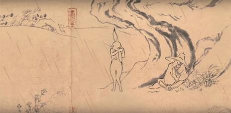 Une encre datant du XIIème siècle animée par le Studio Ghibli Inspirationsgraphiques-dessin-manga-animation-Hayao-Miyazaki-Studio-Ghibli-toonz-encre-Marubeni-Shin-Denryoku-01