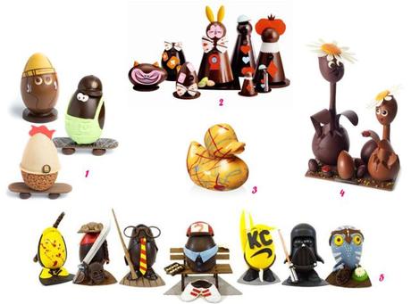 L’oeuf de Pâques revisité par les chocolatiers L’oeuf de Pâques revisité par les chocolatiers