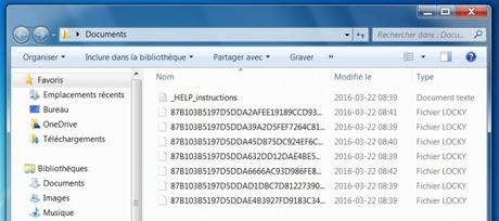 Attention au malware Locky, il chiffre vos données importantes qui sont perdues à jamais Attention au malware Locky, il chiffre vos données importantes qui sont perdues à jamais