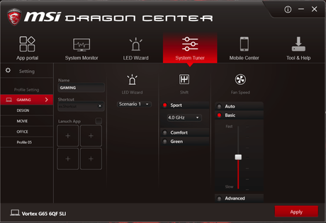 Vortex de MSI, la puissance d’un PC standard, la taille d’une console Vortex de MSI screenshot prix44