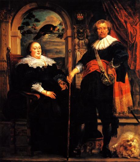 7 Le perroquet, le chien, l’homme M 1636-38 Jacob Jordaens Portrait of Govaert van Surpele and his Wife, The National Gallery, London