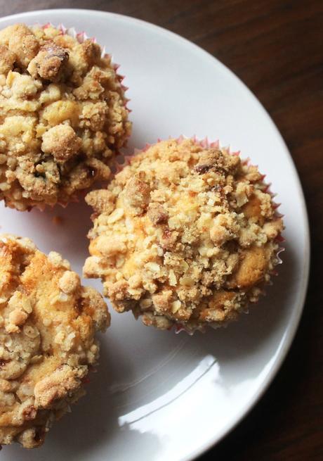 Muffins pomme caramel crumble2