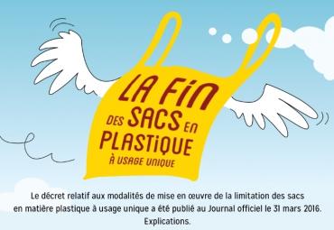 Les sacs plastique à usage unique seront interdits à partir du 1er juillet 2016