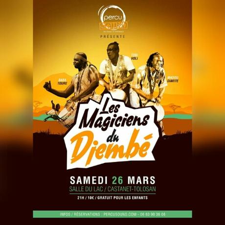les magiciens du Djembé, ce week-end avec percusound image