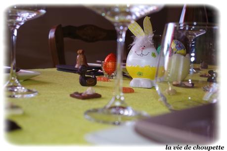 MA TABLE PÂQUES 2016 TOUT CHOCOLAT ET PAUSE DU BLOG ... table Pâques 2016 tout chocolat-2837