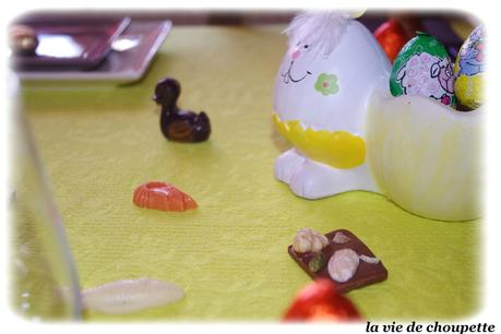 MA TABLE PÂQUES 2016 TOUT CHOCOLAT ET PAUSE DU BLOG ... table Pâques 2016 tout chocolat-2838