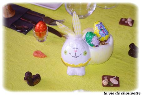 MA TABLE PÂQUES 2016 TOUT CHOCOLAT ET PAUSE DU BLOG ... table Pâques 2016 tout chocolat-2844