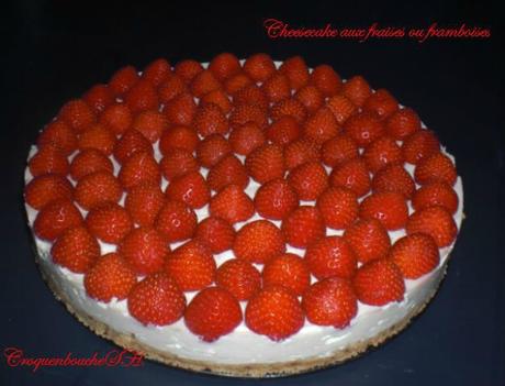 Cheesecake aux fraises ou framboises 0