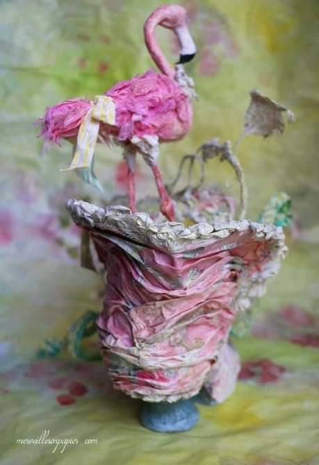 Paper-shoe-with-a-flamingo-2 Paper-shoe-with-a-flamingo-2