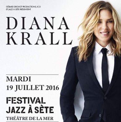 DIANA KRALL – Jazz à Sète : 84€ la place