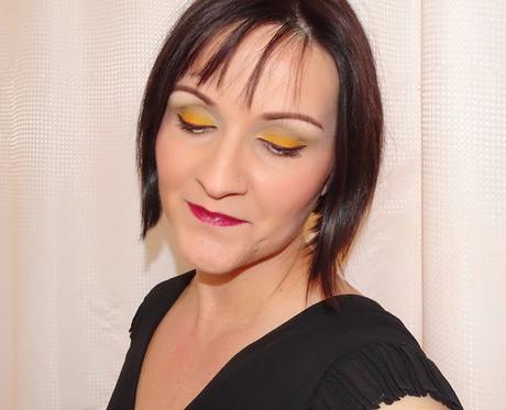 Mix it up Red and Yellow, pour le Monday Shadow Challenge !